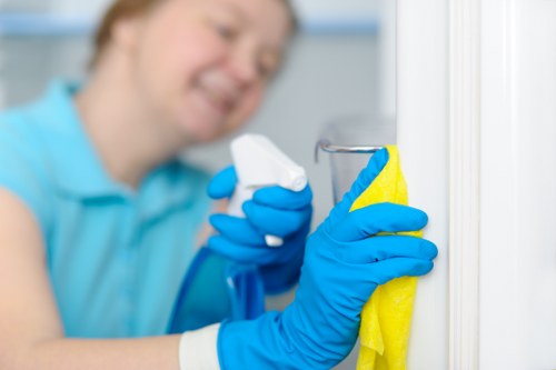Experienced carpet cleaning process restoring carpet appearance in Harrow