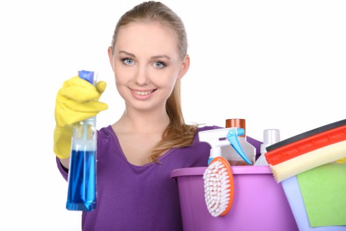 Clean carpet flooring in Harrow after a professional deep clean