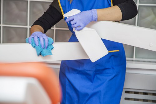 Technician preparing a carpet cleaning appointment